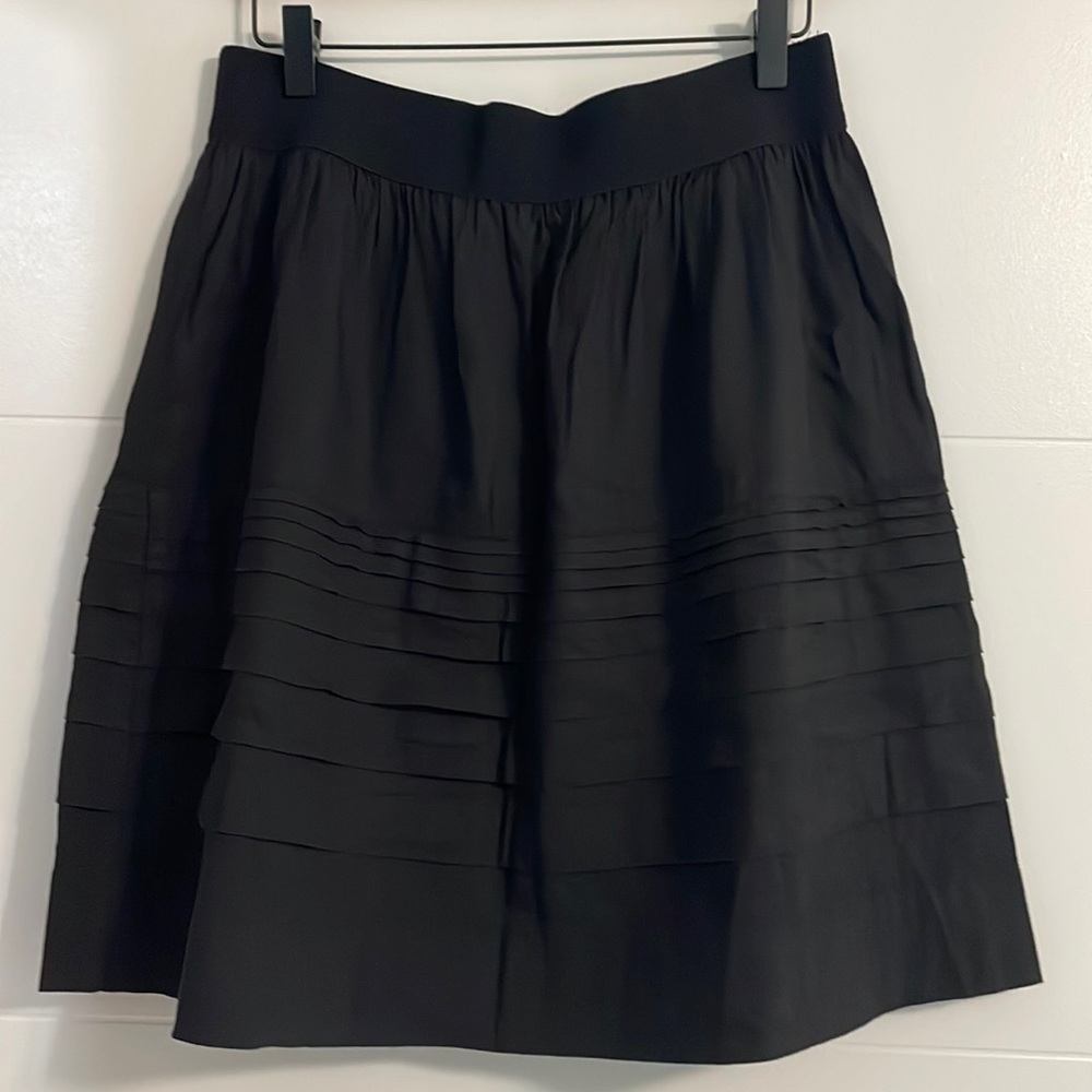 Theory linen Strechy waistband classic skirt minimalist office career school
